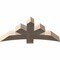 Ekena Millwork Alberta Smooth Timber Gable Bracket, Douglas Fir, 48"W x 22"H x 5 1/2"D x 5 1/2"F, 11/12 Pitch GBW048X22X0606ALB00SDF - alternate 3